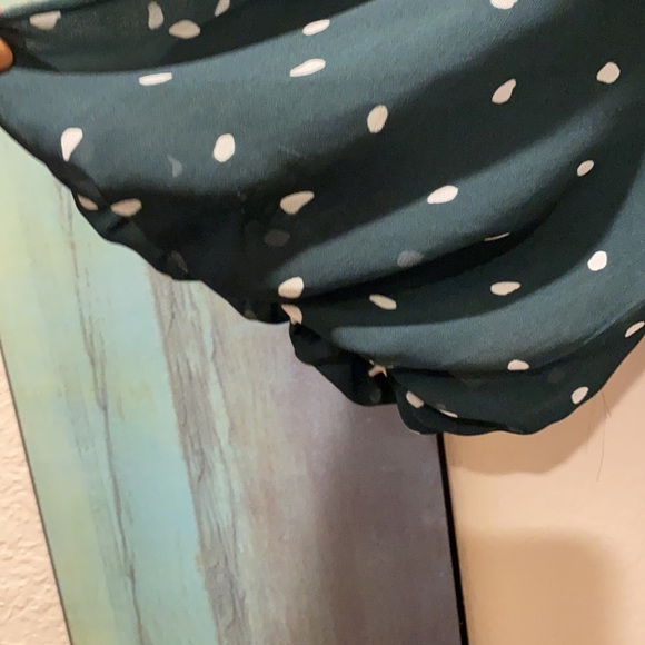 ASOS Design Shirred Tiered Polkadot Maxi Dress - Picture 6 of 8